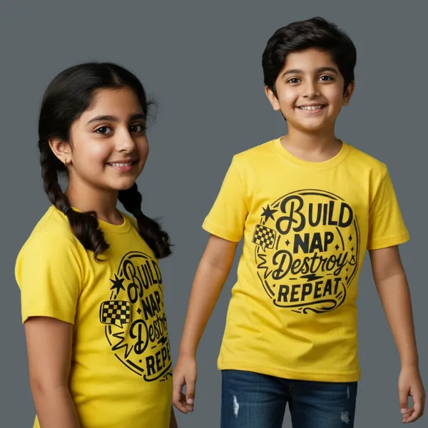 Yellow_Super_Soft_Cotton_T-Shirt_With_Nap_Typography_Design_For_Kids