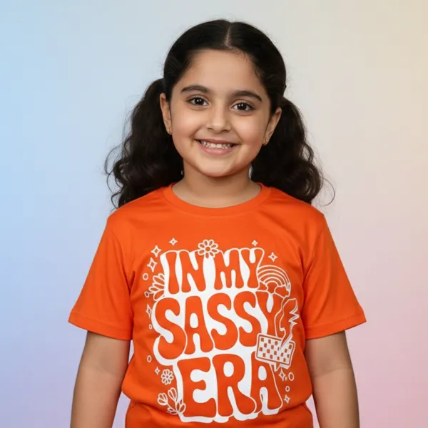 Super_Comfort_Orange_Cotton_T-Shirt_With_Sassy_Era_Print_For_Girl