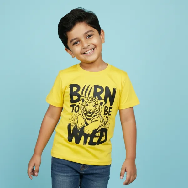 Yellow_Super_Comfort_Round_Neck_Tiger_Printed_Premium_Cotton_T-Shirt