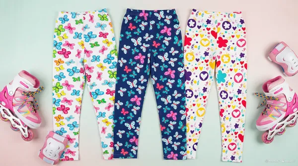 Pack_of_3_-_Cotton_Blended_Activewear_Super_Stretch_Leggings_(Butterfly_&_Heart_Prints)