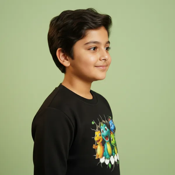 Black_Fleece_Knit_Full_Sleeves_Sweatshirts_With_Dino_Print_For_Kids