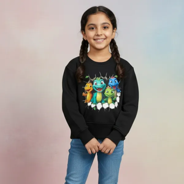 Black_Fleece_Knit_Full_Sleeves_Sweatshirts_With_Dino_Print_For_Kids