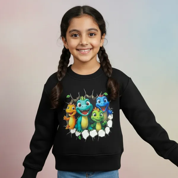 Black_Fleece_Knit_Full_Sleeves_Sweatshirts_With_Dino_Print_For_Kids