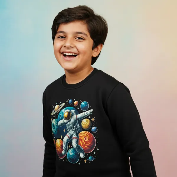 Black_Fleece_Knit_Full_Sleeves_Sweatshirts_With_Astronaut_Print_For_Kids