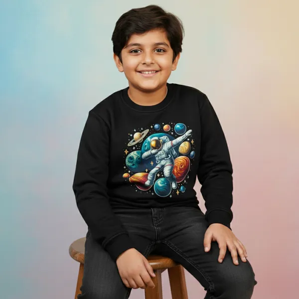 Black_Fleece_Knit_Full_Sleeves_Sweatshirts_With_Astronaut_Print_For_Kids