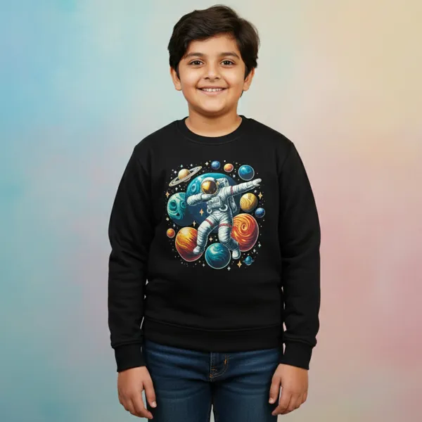 Black_Fleece_Knit_Full_Sleeves_Sweatshirts_With_Astronaut_Print_For_Kids
