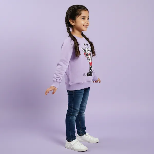 Light_Purple_Fleece_Knit_Full_Sleeves_Sweatshirts_With_Giraffe_Print