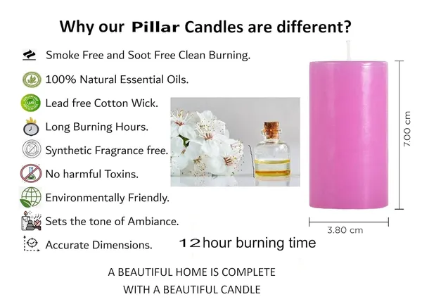Pack_Of_5_White_Blossom_Scented_Paraffin_Wax_Cylindrical_Pillar_Candle_|_(10-12_Hr)