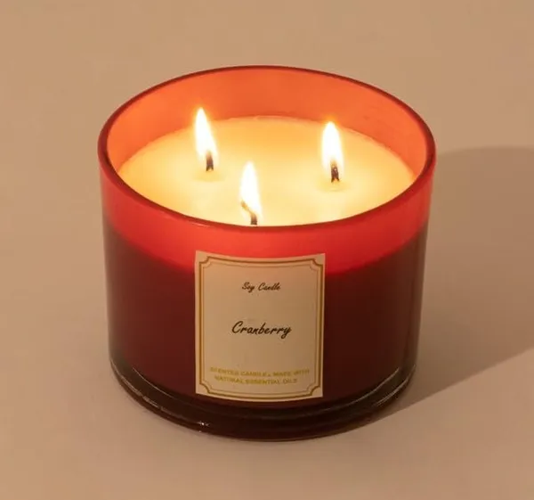 Cranberry_Scented_Soy_Wax_Round_Candle_|_(26_Hr)