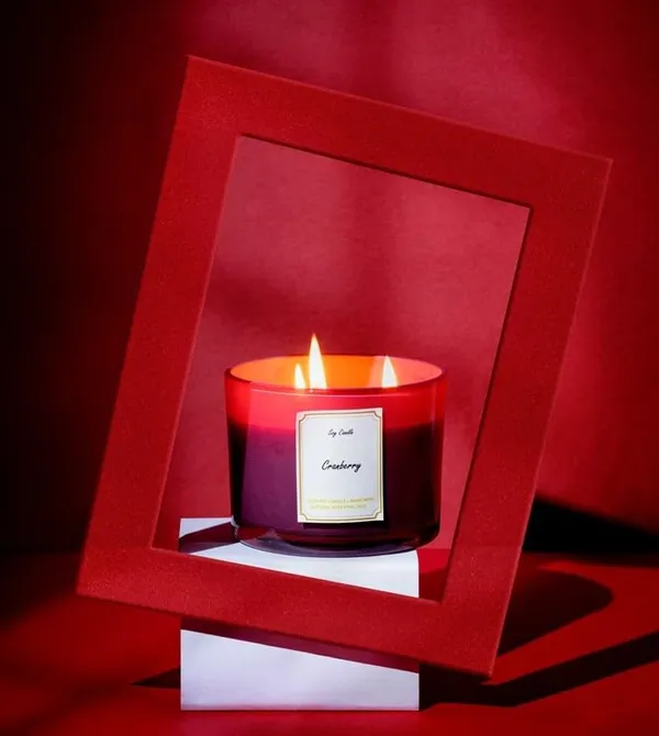 Cranberry_Scented_Soy_Wax_Round_Candle_|_(26_Hr)