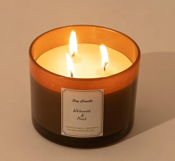 Whitewoods_&_Peach_Scented_Soy_Wax_Round_Candle_|_(26_Hr)