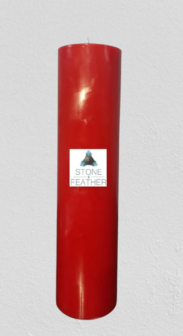 Red_Unscented_Paraffin_Wax_Cylindrical_Pillar_Candle_|_(215-225_Hr)_(3x12_Inch)