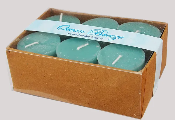 Pack_Of_6_Ocean_Breeze_Scented_Paraffin_Wax_Votive_Candle_|_(12_Hr)_(2_Inch)