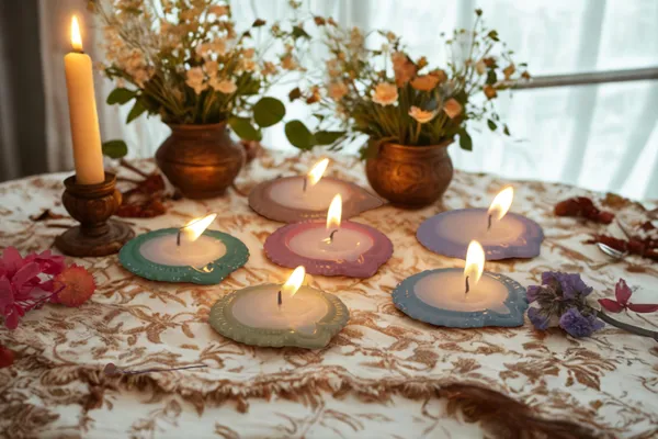 Stone_and_Feather_Diya_Candle_Non-Scented,_(Pack_of_6)_Burn_Time_2_Hours_for_Diwali,_Home_D�cor,_Rituals.