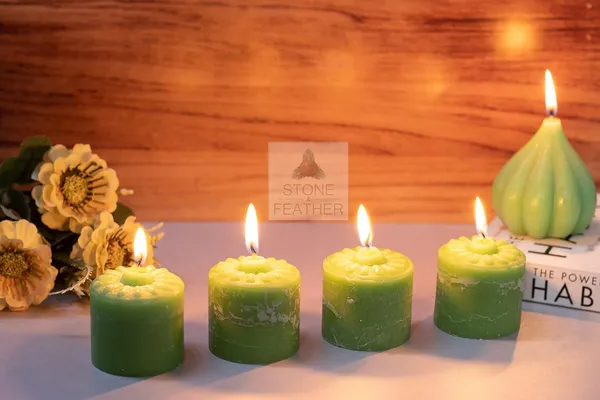 Pack_Of_4_Mogra_Scented_Paraffin_Wax_Round_Pillar_Candle_|_(18-20_Hr)