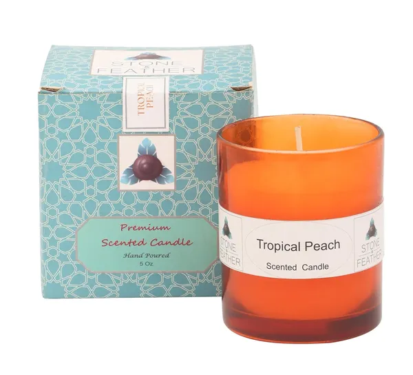 Tropical_Peach_Scented_Paraffin_Wax_Round_Candle_|_(30-35_Hr)