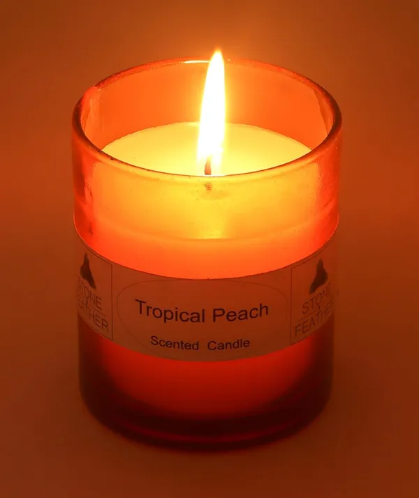 Tropical_Peach_Scented_Paraffin_Wax_Round_Candle_|_(30-35_Hr)