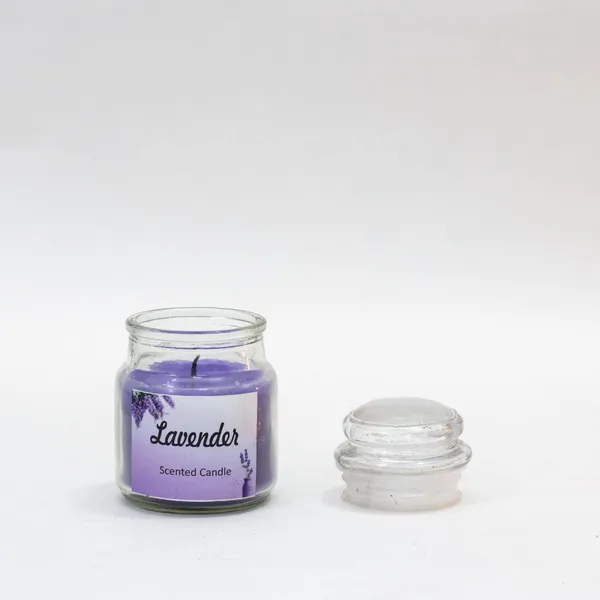 Lavender_Scented_Paraffiin_Wax_Round_Candle_|_(50x9.50_Cm)