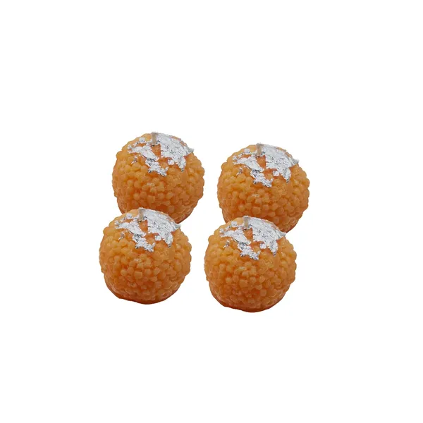 Stone_&_FeatherCandle_Laddoo_Set_of_4,_Burn_time-3-4_Hours_Each,_for_Home_Decoration,_Diwali,_Christmas