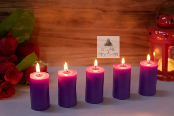 Pack_Of_5_Lavender_Scented_Paraffin_Wax_Cylindrical_Pillar_Candle_|_(10-12_Hr)