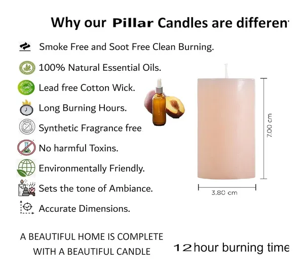 Pack_Of_5_Tropical_Peach_Scented_Paraffin_Wax_Cylindrical_Pillar_Candle_|_(10-12_Hr)