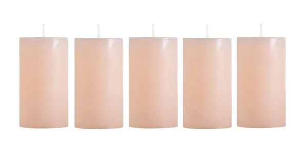 Pack_Of_5_Tropical_Peach_Scented_Paraffin_Wax_Cylindrical_Pillar_Candle_|_(10-12_Hr)
