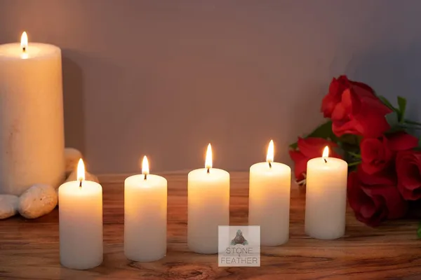 Pack_Of_5_Vanilla_Scented_Paraffin_Wax_Round_Pillar_Candle_|_(10-12_Hr)