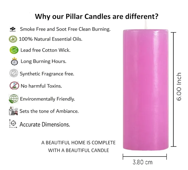 Pack_Of_4_White_Blossom_Scented_Paraffin_Wax_Cylindrical_Pillar_Candle_|_(18-20_Hr)_(6_Inch)