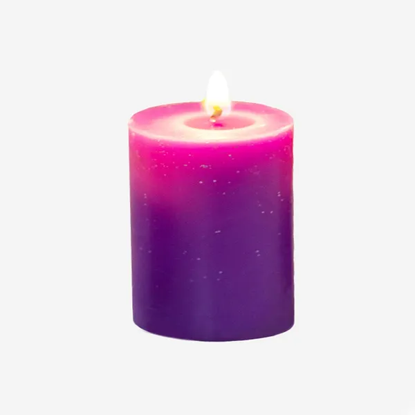 Lavender_Scented_Paraffin_Wax_Round_Candle_|_(40-45_Hr)_(2.5x3_Inch)