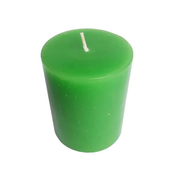 Mogra_Scented_Paraffin_Wax_Round_Candle_|_(40-45_Hr)_(2.5x3_Inch)
