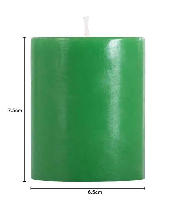 Mogra_Scented_Paraffin_Wax_Round_Candle_|_(40-45_Hr)_(2.5x3_Inch)