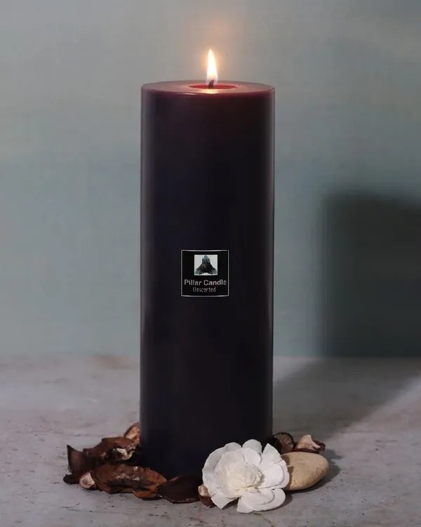 Black_Unscented_Paraffin_Wax_Round_Candle_|_(120_Hr)_(2.5x9_Inch)