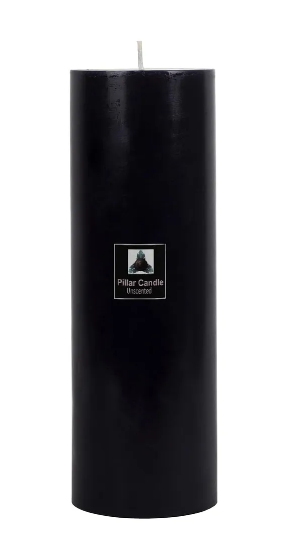 Black_Unscented_Paraffin_Wax_Round_Candle_|_(120_Hr)_(2.5x9_Inch)
