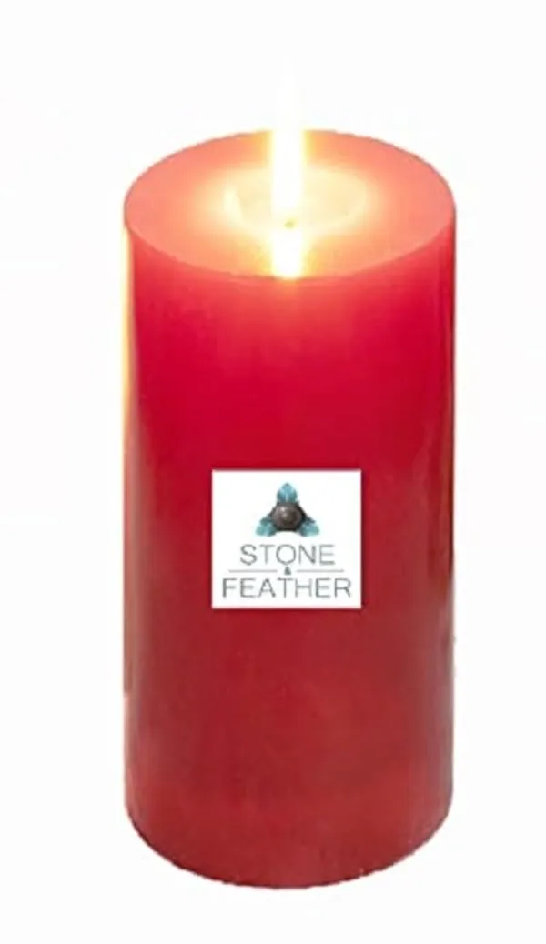 Red_Unscented_Paraffin_Wax_Round_Candle_|_(120_Hr)_(2.5x9_Inch)