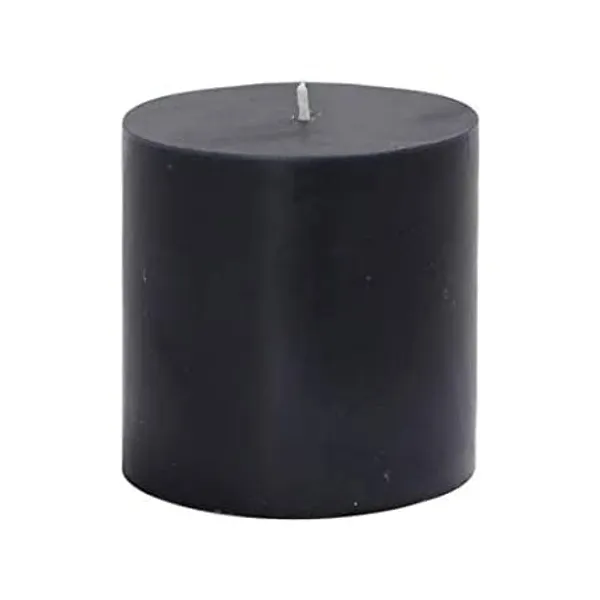 Black_Unscented_Paraffin_Wax_Round_Pillar_Candle_|_(50-55_Hr)
