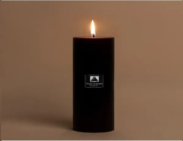 Black_Unscented_Paraffin_Wax_Round_Pillar_Candle_|_(100-110_Hr)_(3x6_Inch)
