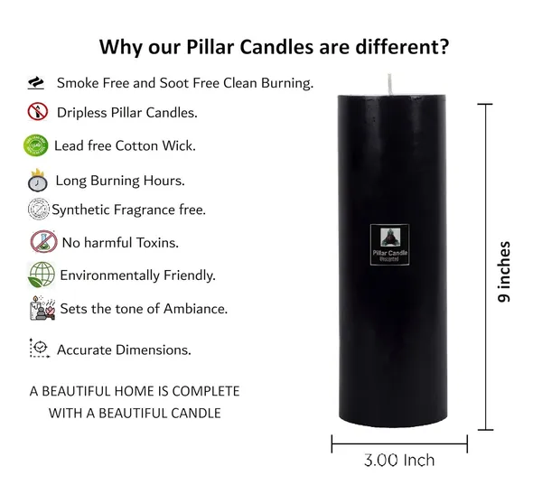 Black_Unscented_Paraffin_Wax_Round_Pillar_Candle_|_(150-165_Hr)
