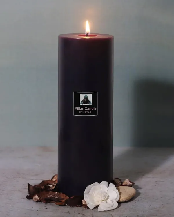 Black_Unscented_Paraffin_Wax_Round_Pillar_Candle_|_(150-165_Hr)