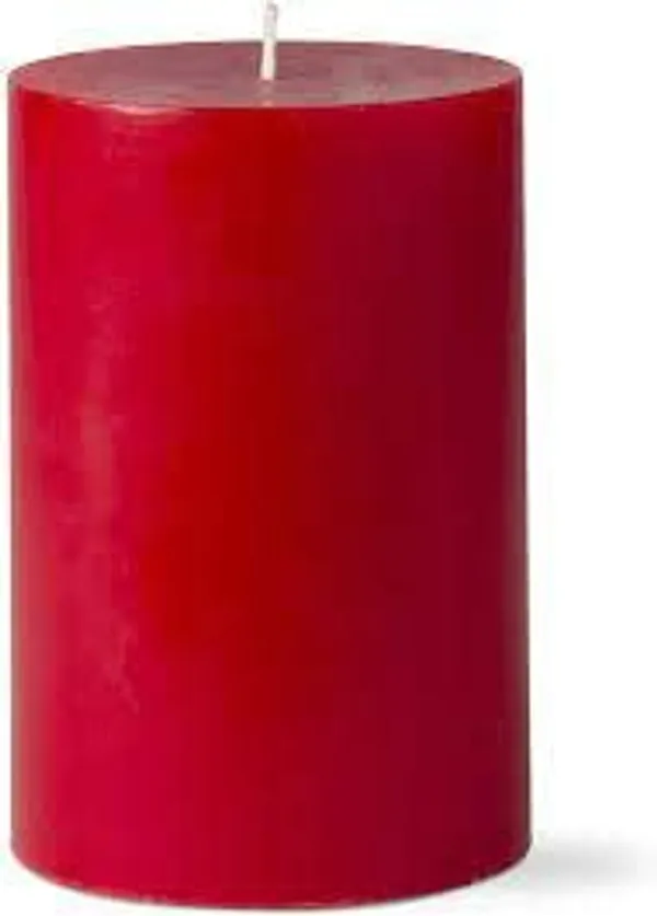 Red_Unscented_Paraffin_Wax_Cylindrical_Candle_|_(140_Hr)_(4x6_Inch)