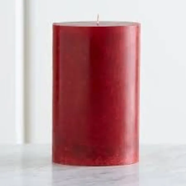 Red_Unscented_Paraffin_Wax_Cylindrical_Candle_|_(140_Hr)_(4x6_Inch)