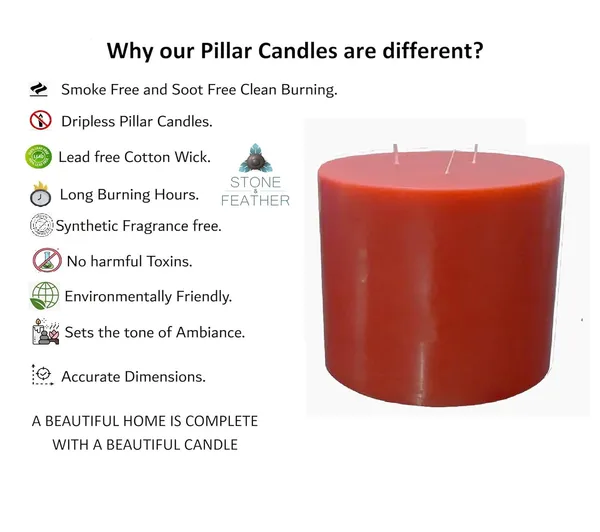 Red_Unscented_Paraffin_Wax_Cylindrical_Pillar_Candle_|_(200_Hr)_(6x6_Inch)