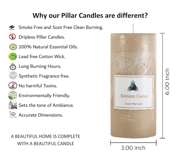 Balsam_&_Cedar_Scented_Paraffin_Wax_Cylindrical_Pillar_Candle_|_(100-110_Hr)_(3x6_Inch)