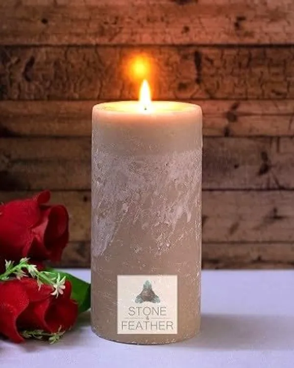 Balsam_&_Cedar_Scented_Paraffin_Wax_Cylindrical_Pillar_Candle_|_(100-110_Hr)_(3x6_Inch)