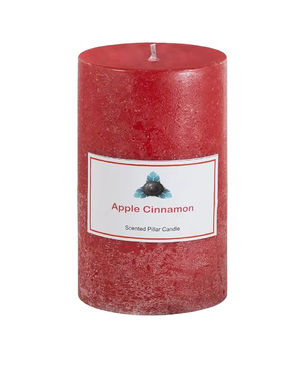 Apple_Cinnamon_Scented_Paraffin_Wax_Round_Pillar_Candle_|_(70-75_Hr)