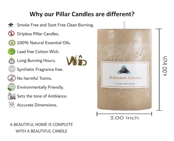 Balsam_&_Cedar_Scented_Paraffin_Wax_Round_Pillar_Candle_|_(3x4_Inch)