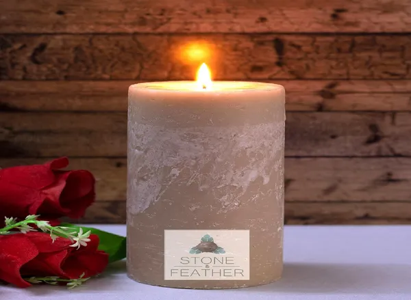 Balsam_&_Cedar_Scented_Paraffin_Wax_Round_Pillar_Candle_|_(3x4_Inch)