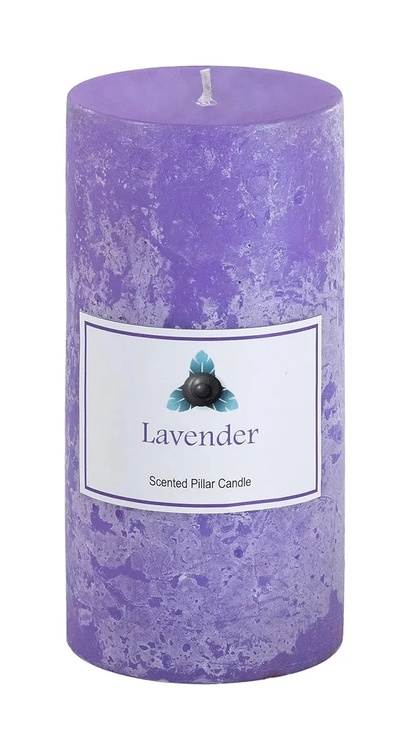 Lavender_Scented_Paraffin_Wax_Circular1_Pillar_Candle_|_(100-110_Hr)_(3x6_Inch)
