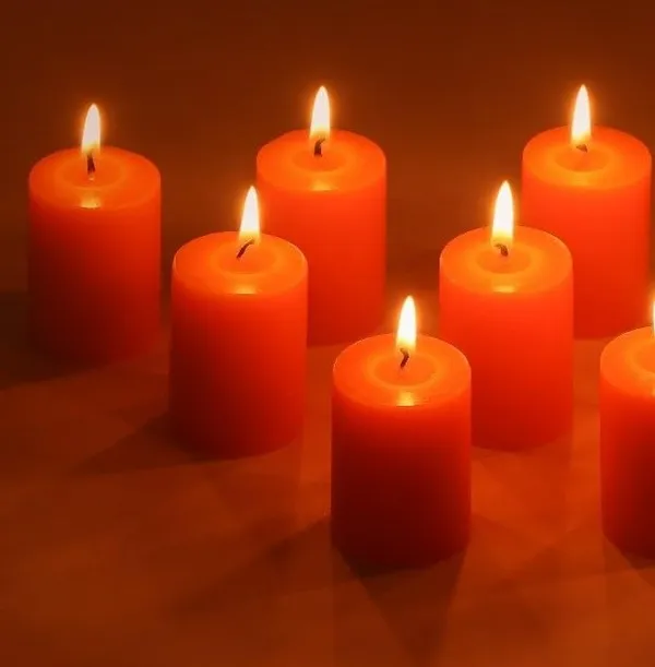 Pack_Of_6_Orange_Unscented_Paraffin_Wax_Round_Pillar_Candle_|_(8_Hr)_(1.5x2_Inch)