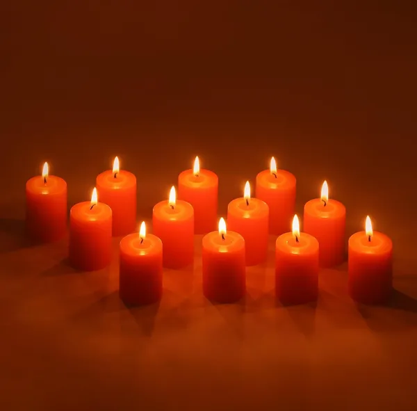 Pack_Of_12_Orange_Unscented_Paraffin_Wax_Cylindrical_Pillar_Candle_|_(8_Hr)_(1.5x2_Inch)