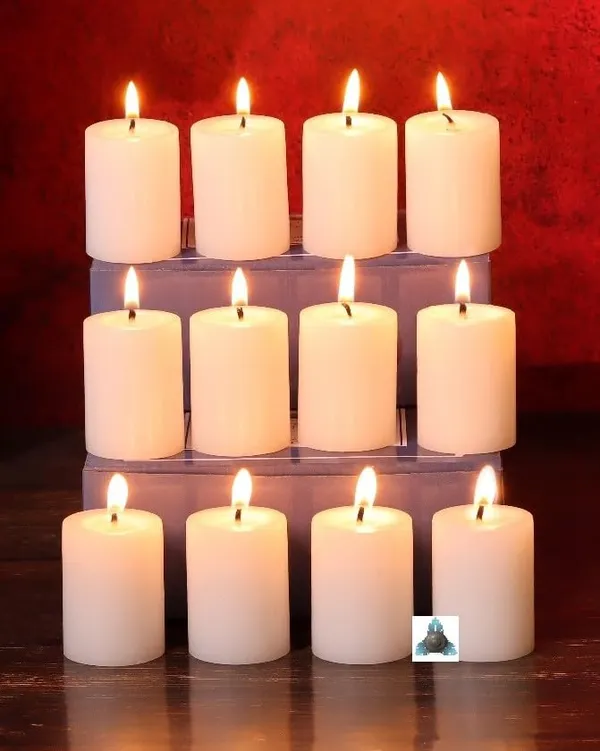 Pack_Of_12_White_Unscented_Paraffin_Wax_Cylindrical_Pillar_Candle_|_(8_Hr)_(1.5x2_Inch)